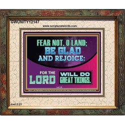 THE LORD WILL DO GREAT THINGS  Custom Inspiration Bible Verse Portrait  GWUNITY12147  "25X20"