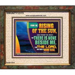 I AM THE LORD THERE IS NONE ELSE  Printable Bible Verses to Portrait  GWUNITY12172  "25X20"