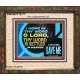 O LORD I AM THINE SAVE ME  Large Scripture Wall Art  GWUNITY12177  