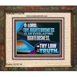 O LORD THY LAW IS THE TRUTH  Ultimate Inspirational Wall Art Picture  GWUNITY12179  "25X20"