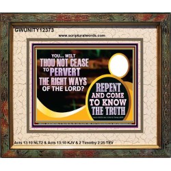 REPENT AND COME TO KNOW THE TRUTH  Eternal Power Portrait  GWUNITY12373  "25X20"