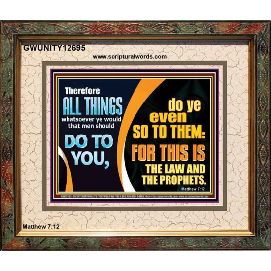 THE LAW AND THE PROPHETS  Scriptural Décor  GWUNITY12695  