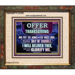 PAY THY VOWS UNTO THE MOST HIGH  Christian Artwork  GWUNITY12730  "25X20"