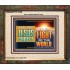 OUR LORD JESUS CHRIST THE LIGHT OF THE WORLD  Bible Verse Wall Art Portrait  GWUNITY13122  "25X20"