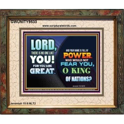 A NAME FULL OF GREAT POWER  Ultimate Power Portrait  GWUNITY9533  "25X20"