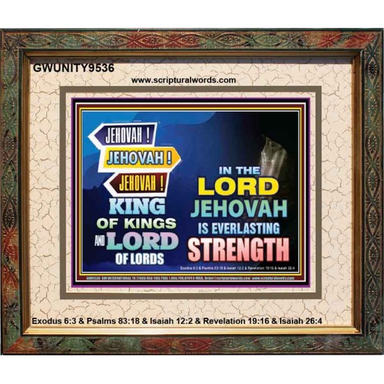 JEHOVAH OUR EVERLASTING STRENGTH  Church Portrait  GWUNITY9536  