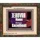 JEHOVAH NAME ALONE IS EXCELLENT  Christian Paintings  GWUNITY9961  