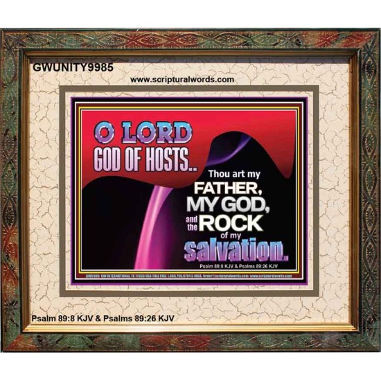 THOU ART MY FATHER MY GOD  Bible Verse Portrait  GWUNITY9985  