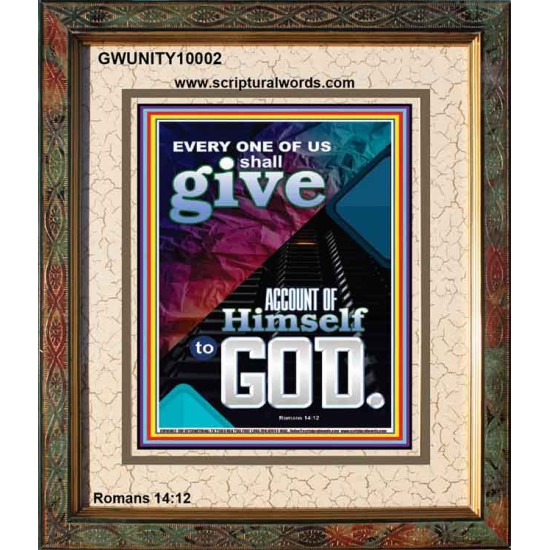 WE SHALL ALL GIVE ACCOUNT TO GOD  Ultimate Power Picture  GWUNITY10002  