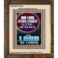 JESUS CHRIST - KING OF KINGS LORD OF LORDS   Bathroom Wall Art  GWUNITY10047  "20X25"