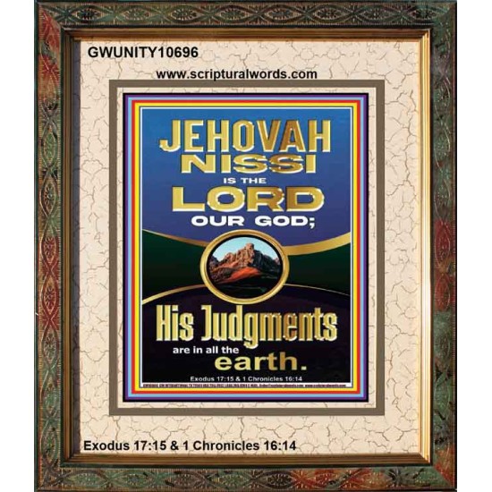 JEHOVAH NISSI IS THE LORD OUR GOD  Christian Paintings  GWUNITY10696  