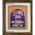 TEACH ME THY STATUES O LORD I AM THINE  Christian Quotes Portrait  GWUNITY11821  "20X25"