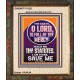 TEACH ME THY STATUES O LORD I AM THINE  Christian Quotes Portrait  GWUNITY11821  