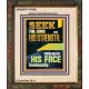 SEEK THE FACE OF GOD CONTINUALLY  Unique Scriptural ArtWork  GWUNITY11838  