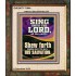 SHEW FORTH FROM DAY TO DAY HIS SALVATION  Unique Bible Verse Portrait  GWUNITY11844  "20X25"