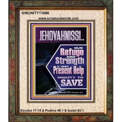 JEHOVAH NISSI A VERY PRESENT HELP  Eternal Power Picture  GWUNITY11886  "20X25"