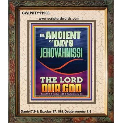THE ANCIENT OF DAYS JEHOVAH NISSI THE LORD OUR GOD  Ultimate Inspirational Wall Art Picture  GWUNITY11908  "20X25"