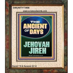 THE ANCIENT OF DAYS JEHOVAH JIREH  Unique Scriptural Picture  GWUNITY11909  "20X25"