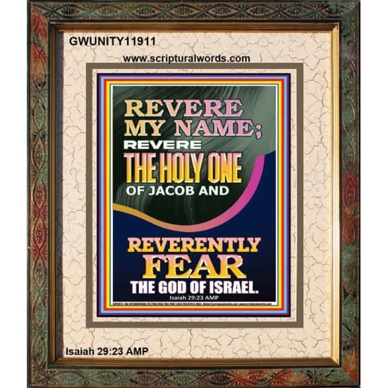 REVERE MY NAME THE HOLY ONE OF JACOB  Ultimate Power Picture  GWUNITY11911  