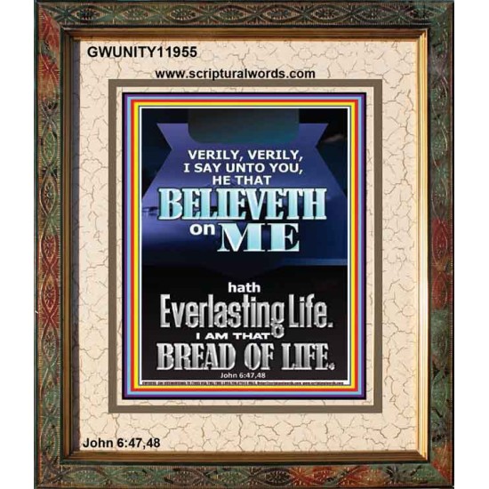 I AM THAT BREAD OF LIFE  Unique Power Bible Portrait  GWUNITY11955  