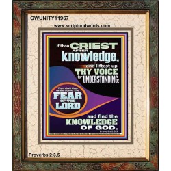 FIND THE KNOWLEDGE OF GOD  Bible Verse Art Prints  GWUNITY11967  "20X25"