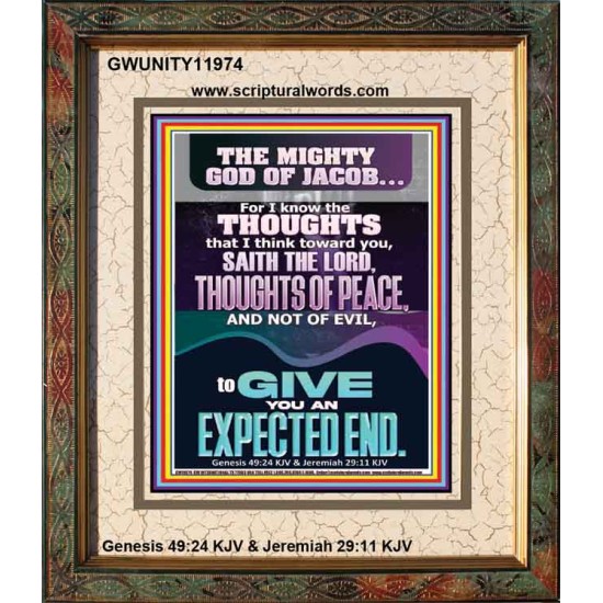 THOUGHTS OF PEACE AND NOT OF EVIL  Scriptural Décor  GWUNITY11974  