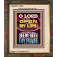 OPEN THOU MY LIPS O LORD MY GOD  Encouraging Bible Verses Portrait  GWUNITY11993  