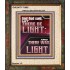 AND GOD SAID LET THERE BE LIGHT  Christian Quotes Portrait  GWUNITY11995  "20X25"