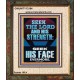 SEEK THE LORD AND HIS STRENGTH AND SEEK HIS FACE EVERMORE  Bible Verse Wall Art  GWUNITY12184  