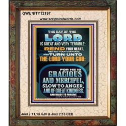 REND YOUR HEART AND NOT YOUR GARMENTS  Biblical Paintings Portrait  GWUNITY12197  "20X25"