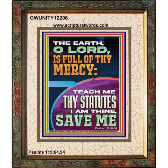 I AM THINE SAVE ME O LORD  Scripture Art Prints  GWUNITY12206  