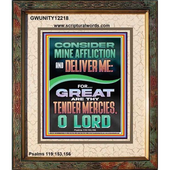 GREAT ARE THY TENDER MERCIES O LORD  Unique Scriptural Picture  GWUNITY12218  