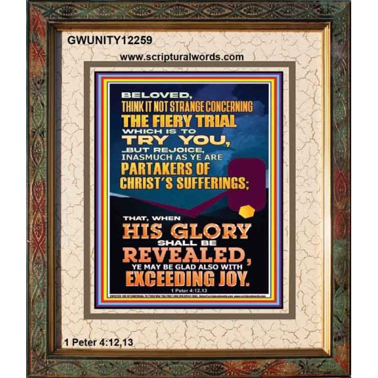 THE FIERY TRIAL WHICH IS TO TRY YOU  Christian Paintings  GWUNITY12259  