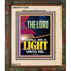 BE A LIGHT UNTO ME  Bible Verse Portrait  GWUNITY12294  "20X25"