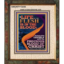 AVAILETH THYSELF WITH THE PRECIOUS BLOOD OF CHRIST  Custom Art and Wall Décor  GWUNITY12335  