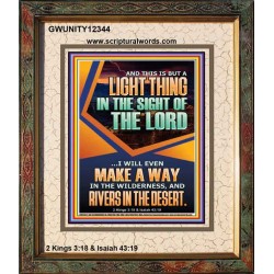 A WAY IN THE WILDERNESS AND RIVERS IN THE DESERT  Unique Bible Verse Portrait  GWUNITY12344  
