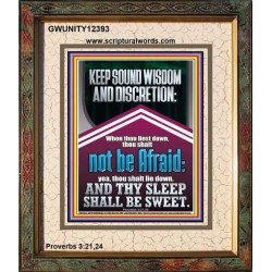 THY SLEEP SHALL BE SWEET  Printable Bible Verses to Portrait  GWUNITY12393  "20X25"
