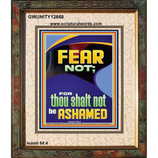 FEAR NOT FOR THOU SHALT NOT BE ASHAMED  Children Room  GWUNITY12668  