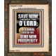 O LORD SAVE AND PLEASE SEND NOW PROSPERITY  Contemporary Christian Wall Art Portrait  GWUNITY13047  