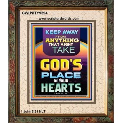 KEEP YOURSELVES FROM IDOLS  Sanctuary Wall Portrait  GWUNITY9394  "20X25"