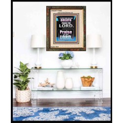 LET EVERY THING THAT HATH BREATH PRAISE THE LORD  Large Portrait Scripture Wall Art  GWUNITY10066  "20X25"