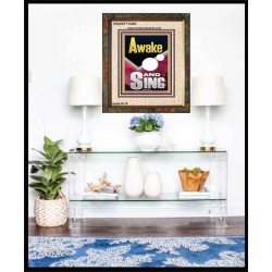 AWAKE AND SING  Bible Verse Portrait  GWUNITY12293  "20X25"