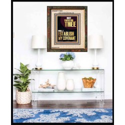 WITH THEE WILL I ESTABLISH MY COVENANT  Scriptures Wall Art  GWUNITY13001  "20X25"
