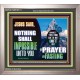 WITH GOD NOTHING SHALL BE IMPOSSIBLE  Modern Wall Art  GWVICTOR10111  