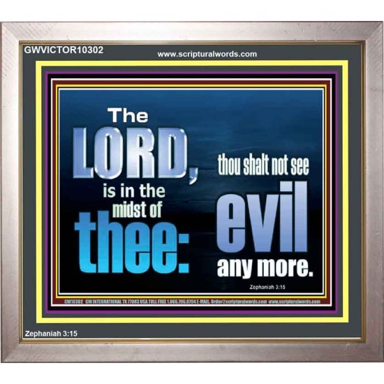 THOU SHALL NOT SEE EVIL ANY MORE  Unique Scriptural ArtWork  GWVICTOR10302  