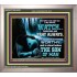 BE COUNTED WORTHY OF THE SON OF MAN  Custom Inspiration Scriptural Art Portrait  GWVICTOR10321  "16X14"