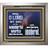 THY WONDERS O LORD CANNOT BE NUMBERED  Unique Bible Verse Portrait  GWVICTOR10323B  "16X14"