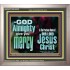 GOD ALMIGHTY GIVES YOU MERCY  Bible Verse for Home Portrait  GWVICTOR10332  "16X14"