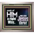 SEEK OF HIM A RIGHT WAY OUR LORD JESUS CHRIST  Custom Portrait   GWVICTOR10334  "16X14"