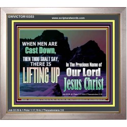 THOU SHALL SAY LIFTING UP  Ultimate Inspirational Wall Art Picture  GWVICTOR10353  